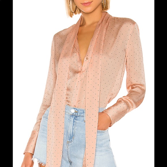 Sold 💓 EQUIPMENT PUSSY BOW LUIS BLOUSE SIZE LARGE - Picture 11 of 15